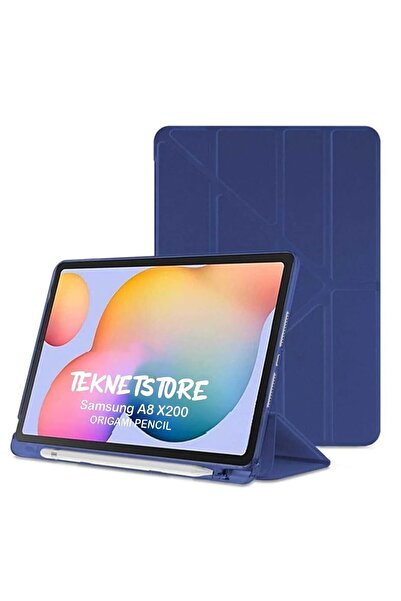 TEKNETSTORE Apple Ipad 7. 8. 9. Nesil 2020 /2021 10.2 Kılıf Katlanır Kalemlikli Standlı Uyku Modlu Akıllı Kapak