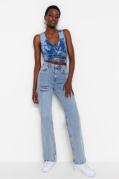 Trendyol Collection Jeans - Blau - Wide Leg