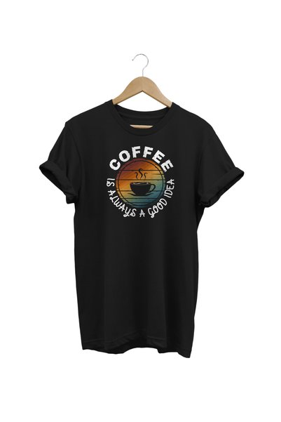 WİDİ Kafa Štampano Crna T-shirt