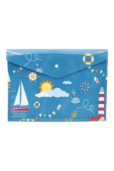 Noki A4 Printed Snap File Men Patterns 1 Piece (3105E)