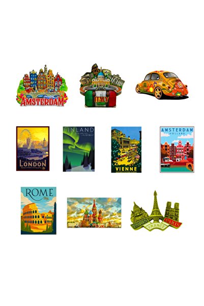 Vera Sevgililer Günü Hediye 10'lu Magnet Seti