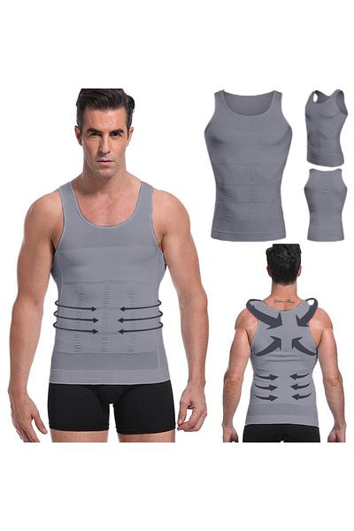 MİSTİRİK Torenova Model Belly Melting and Gathering Abdominal Straightener Belly Hiding Rambo Athlete Gray Color