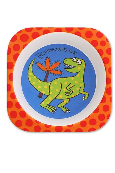 Tyrrell Katz Matte Melamine Food Bowl Dino