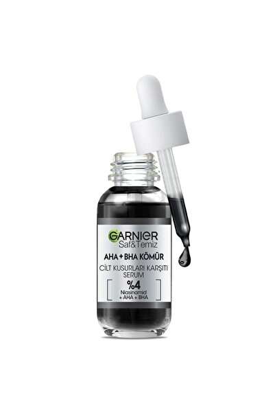 Garnier Siyah Serum Aha Bha Cilt Kusurları Karşıtı Peeling Etkili Serum 30 ml