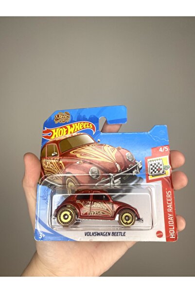 HOT WHEELS Volkswagen Beetle Kırmızı Valentine Sevgililer Günü Özel Model 202...