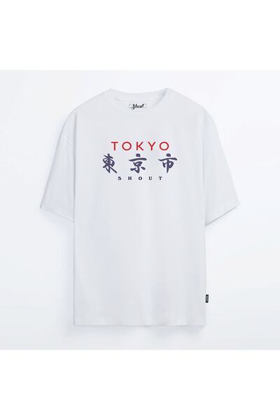 Shout Tricou oversize Ramen Tokyo Oldschool unisex