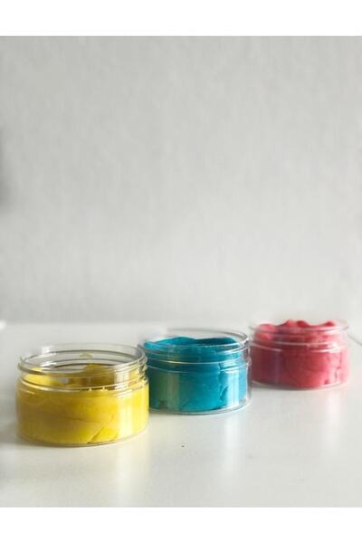 Cool Cold عجينة لعب طبيعية ملونة محلية الصنع خالية من المواد المضافة (3 قطع) ...