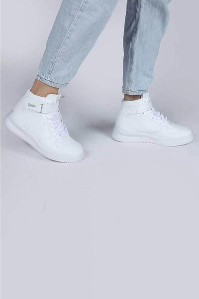 Jump 16308 Young White Sneaker