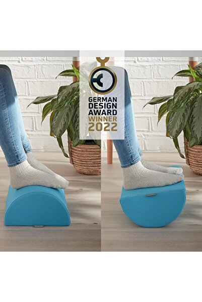 Leitz Ergo Cosy Ayak Desteği Mavi, Omuz Ve Sırt Ağrılarını Hafifletir, Kumaş Kılıflı, Igr Sertifikalı