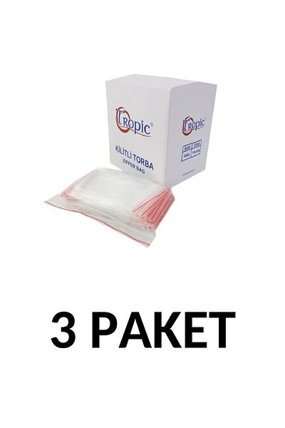 Yakutsan Tropic 3 Pack Ziplock Nylon Bag 13x16 Ziplock Bag (600 pcs)