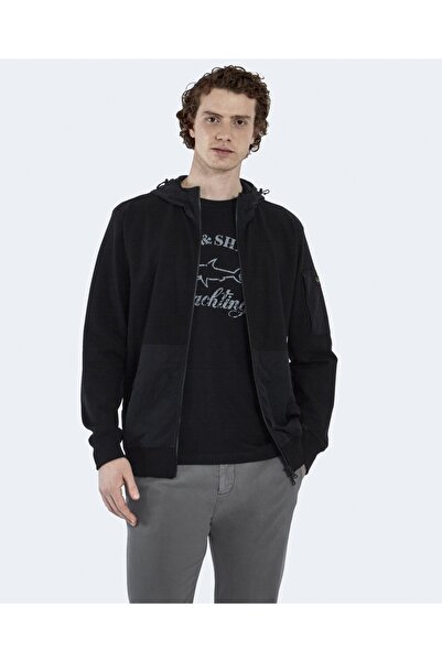 PAUL&SHARK Men's Zipped Sweatshirt C.wCotton