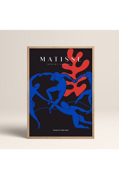 HOMEPACK Дървени рамки с абстрактни цветни шарки, галерия Матис, модерна живопис