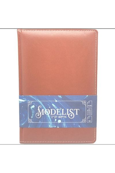 Gıpta Modelist Ip Dkş Leather Cover Notebook 160 Yp Unlined Plain 1605 Tan