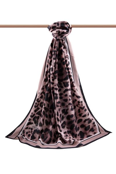 Vissona Γυναικεία Luxury Medina Silk Shawl Powder-9