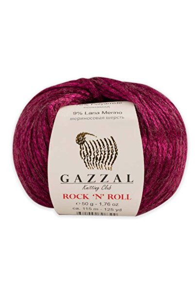 Gazzal Rock N Roll El Örgü Ipi 50 Gr | Kaktüs Çiçeği 13912