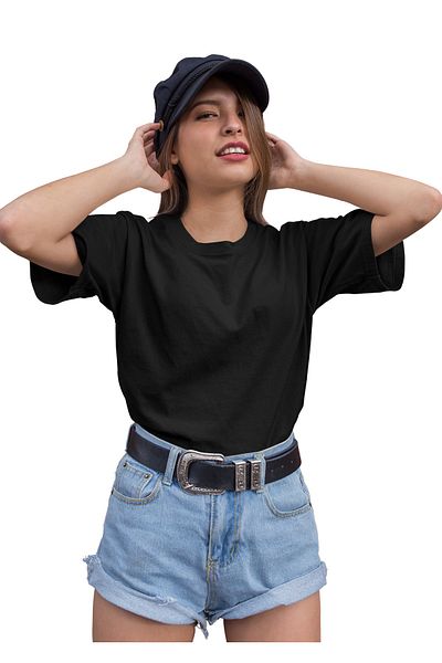 Universe 27 Women's Basic Plain T-shirt