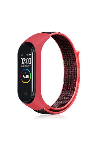 Nezih Case Xiaomi Mi Band 5/6/7 Uyumlu Hasır Saat Kordonu