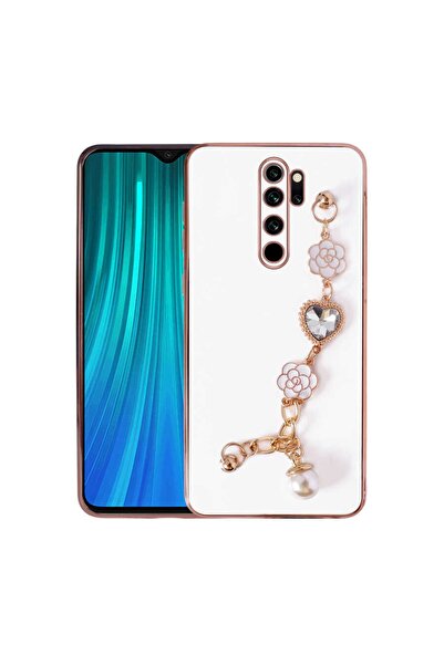 ZM STORE Xiaomi Redmi Note 8 Pro Zore Kılıf Çiçekli Kalpli Askılı Kamera Koru...