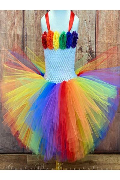 ELALEL TASARIM Rainbow Tutu Dress