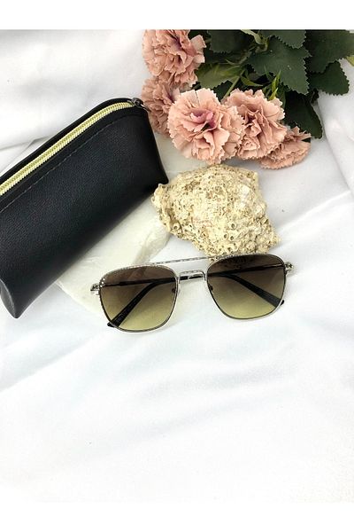 Di Caprio Kers Oval Khaki Green Men's Sunglasses