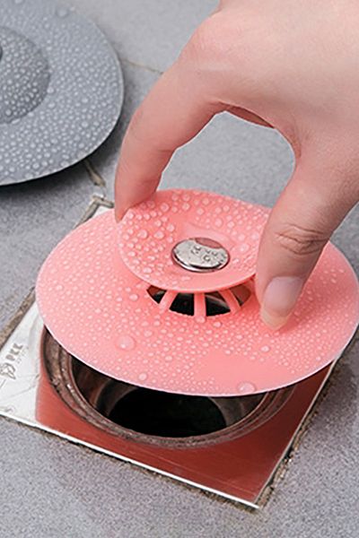 TechnoStation Locking Sink Bathtub Shower Cabin Strainer Silicone Locking Sink Bathtub Stopper Sink Stopper