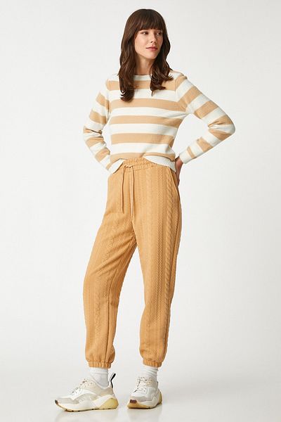 Koton Beige Jogginghose für Damen 3WAK30108EK