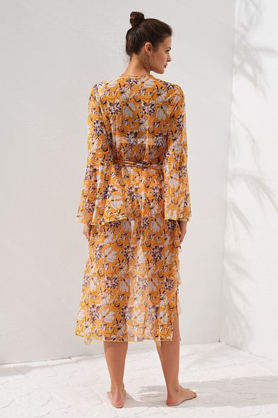 Pierre Cardin Φόρεμα με ζώνη Pareo Bloom 231804-d