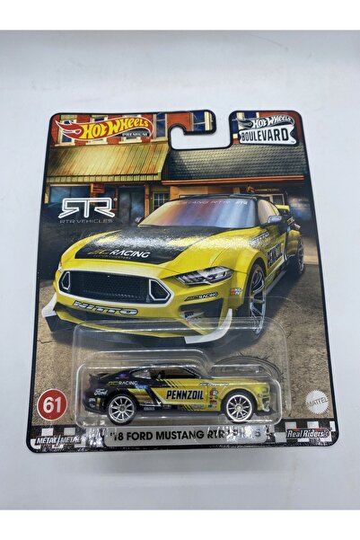 HOT WHEELS Premium '18 Ford Mustang Rtr Spec 5 *sarı