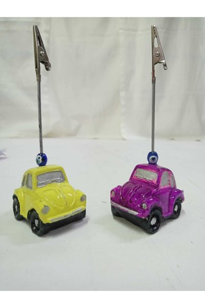 TÜRKÜ HEDİYELİK Mini Woswos Decorative Note Holder - Note Holder - Metal Pincer Note Holder - Handmade - Photo Holder
