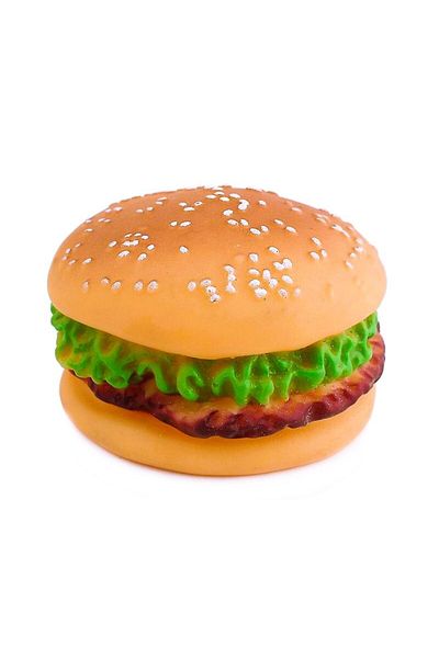 KUKUTA Quality Squeaky Dog Toys Dog Hamburgers