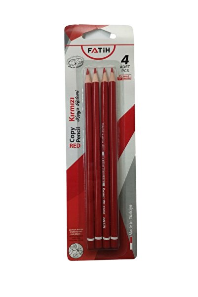 FATİH KALEM Fatih Red Pen 4-Pack