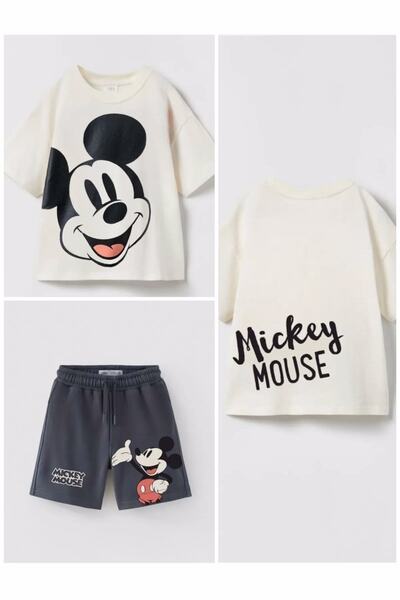 Keywest Παιδικό ''Mickey'' Face Printed Bottom - Top Unisex Σετ