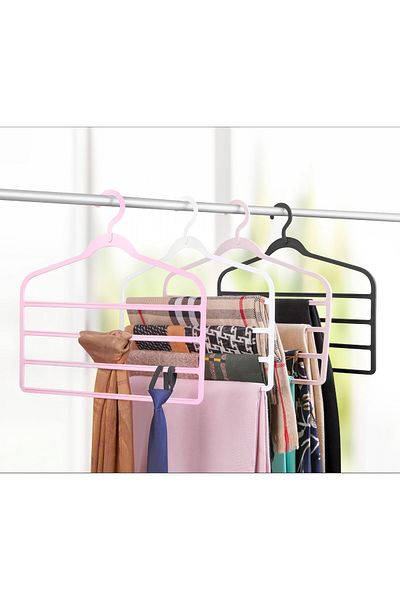 Bayev Multi-Layer Plastic Trousers-Scarf Hanger