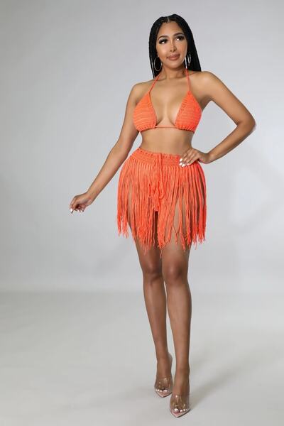 Major Butik Tığ Örgü Bikini Üstü