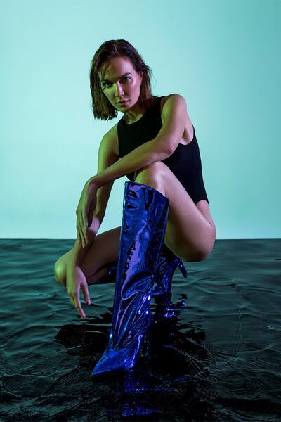 ALLSENCES Blue Top Boots