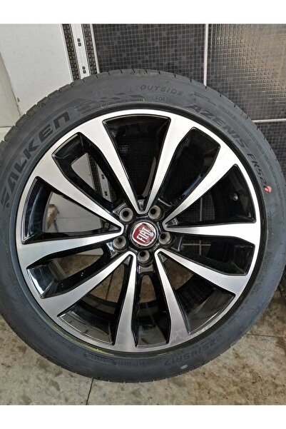 OPAR 55100034 Fıat Egea 17 Inc Orjinal Çelik Jant + Falken Lastik 17 '' Uyumlu