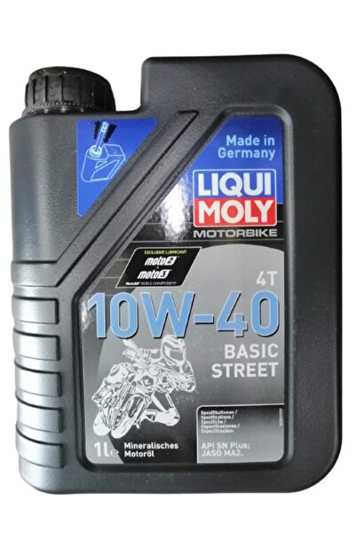 Liqui Moly 10w40 Basic Street 4t Mineral Motosiklet Yağı 1 Litre - 3044
