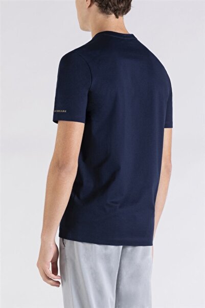 PAUL&SHARK Ανδρικό πλεκτό μπλουζάκι C.w. Βαμβάκι