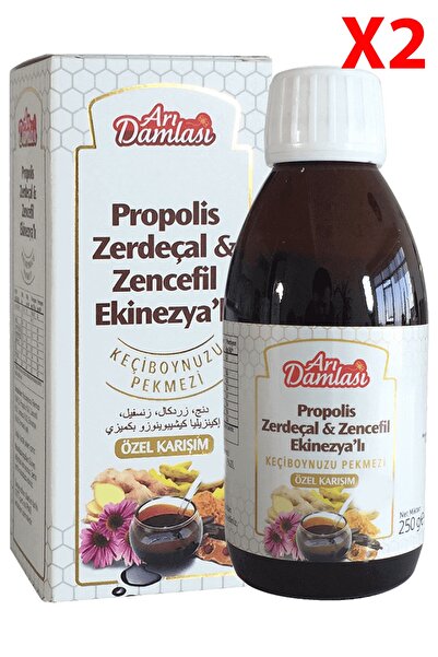 Arı damlası Propolis Zerdeçal Zencefil Ekinezya Ekstraktlı Keçiboynuzu Pekmez...