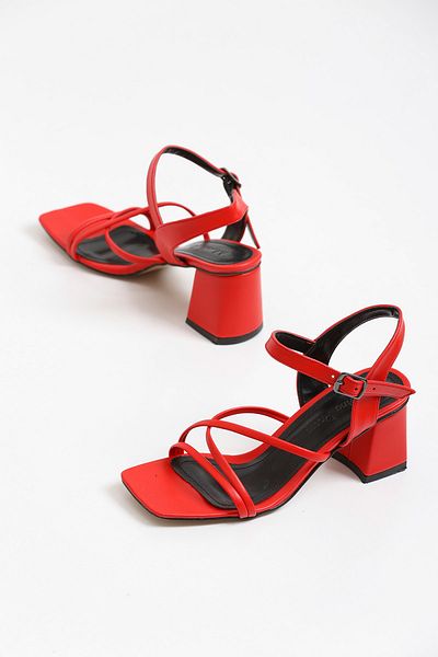 marinarosse Women's Alya Red Skin Banded Slippers