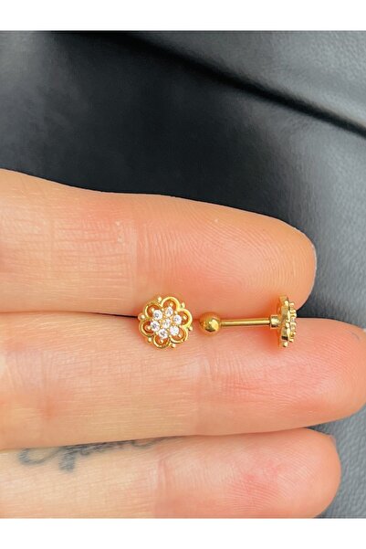BY DİLEK ÇETİN ACCESSORY Çelik Kıkırdak Helix Tragus Piercing(1adet)