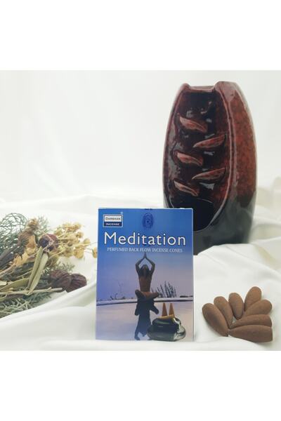 Meditation Geri Akış Tütsü 10 Adet/1 Paket