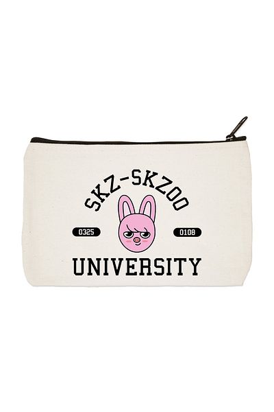 designedfy Clutch Stray Kids Changbin Printed υφασμάτινη τσάντα μακιγιάζ, θήκη για στυλό, τσάντα χειρός