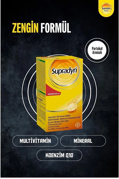 Supradyn 30 Effervescent Coenzyme Q10 Tb