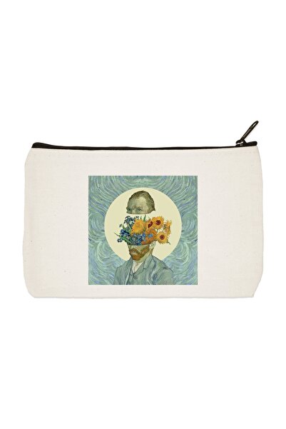 designedfy Чанта за грим, моливи, чанта с щампа Van Gogh 2