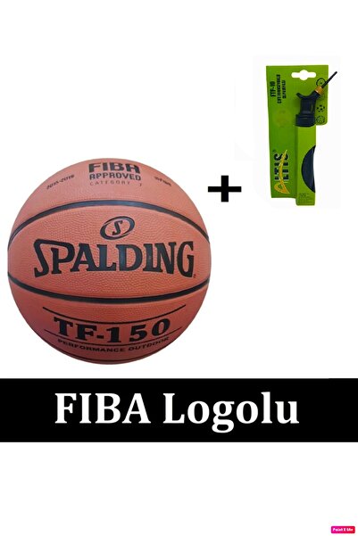 SPALDING Tf-150 Laminasyon Yapı 8 Panel Basketbol Topu Perform Fıba Logolu + Altis Top Pompası