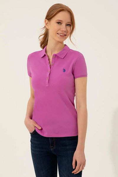 U.S. Polo Assn. Tricou cu gât polo de damă