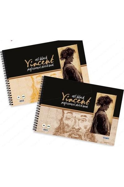 Gıpta Wincent Art Block 25 X 35 لوحة رسم احترافية حلزونية 15 Yp