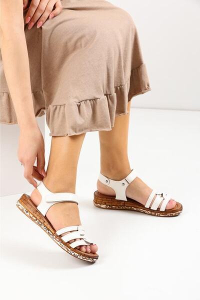 Trendpink Білі жіночі босоніжки