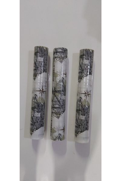 Taşkın Home 3-Piece Multi-Purpose Shelf Cover and Multi-Purpose Storage for Refrigerator, Drawer, Shoe Rack 45 X 2 Mt